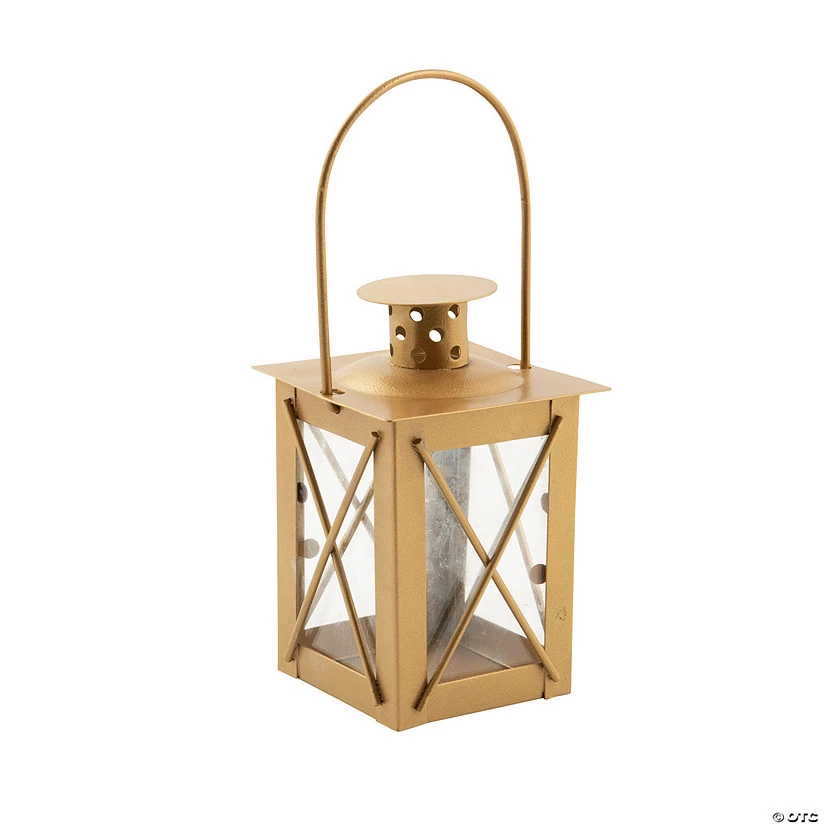 Gold Mini Lantern 3 Gold Mini Lantern