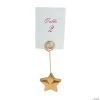 Gold Star Place Card Holders - 12 Pc. 2 Gold Star Place Card Holders - 12 Pc. -Party Decorations Sales Shop gold star place card holders 12 pc 3 7521