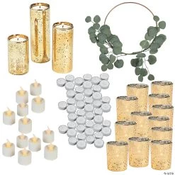 Gold Table Decorating Kit - 78 Pc.