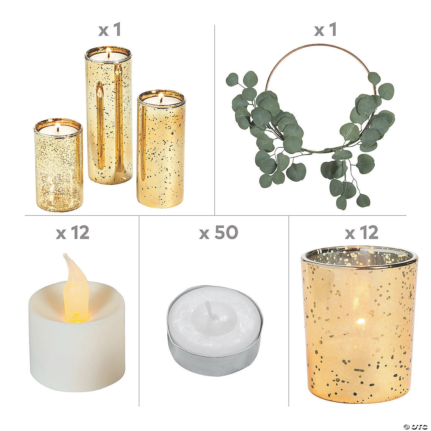 Gold Table Decorating Kit - 78 Pc. 4 Gold Table Decorating Kit - 78 Pc. - Image 2