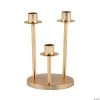 Gold Three-Arm Candelabra -Party Decorations Sales Shop gold three arm candelabra13754059