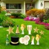 Golden Celebration Icon Yard Sign Kit -Party Decorations Sales Shop golden celebration icon yard sign kit14090631