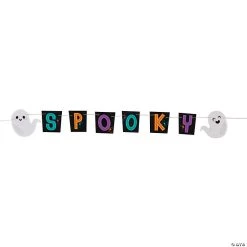 Goofy Ghouls Garland Halloween Decoration