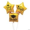 Grad 18" Mylar Balloon Set - 3 Pc. -Party Decorations Sales Shop grad 18 mylar balloon set 3 pc 13937021