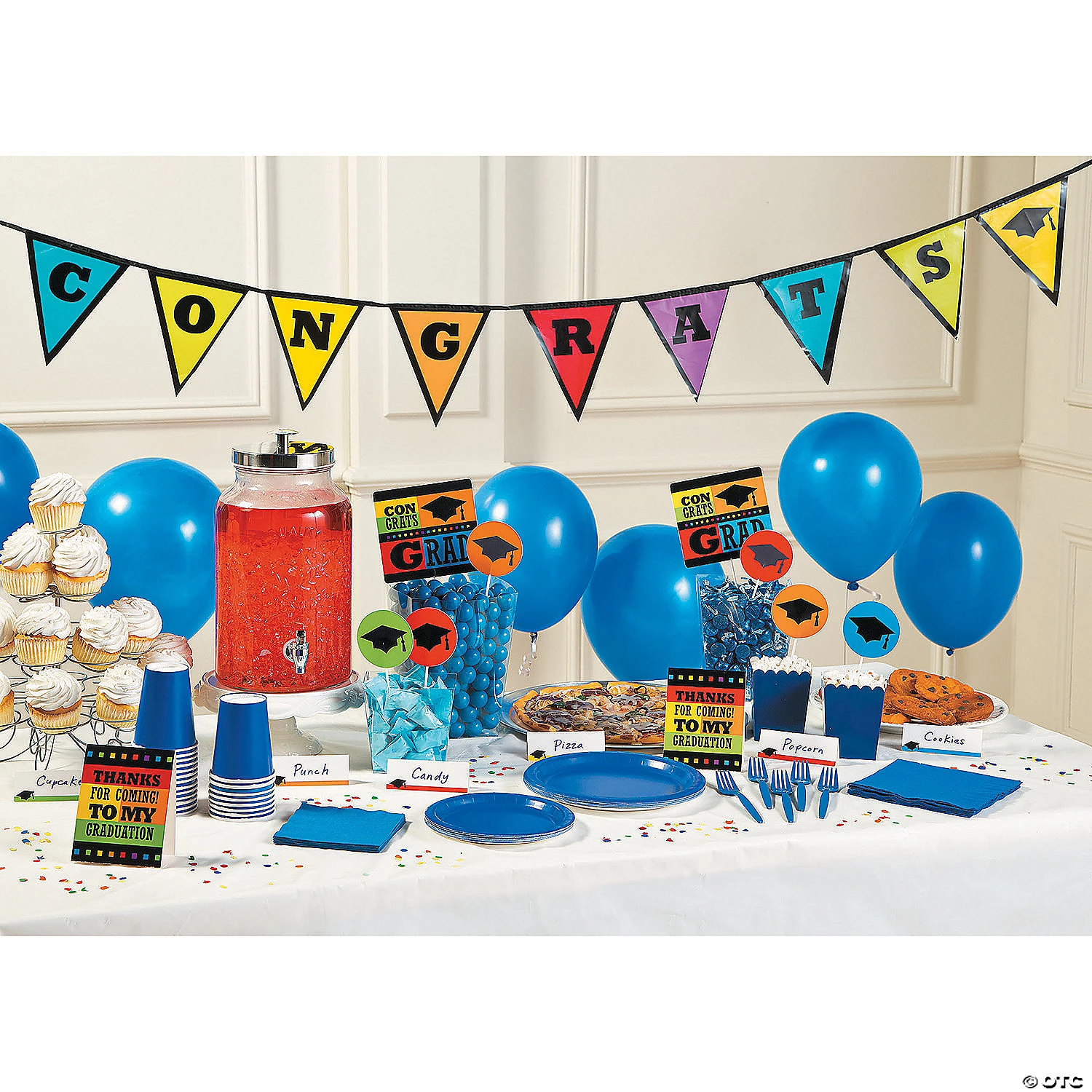 Graduation Buffet Table Decorating Kit 4 Graduation Buffet Table Decorating Kit - Image 2