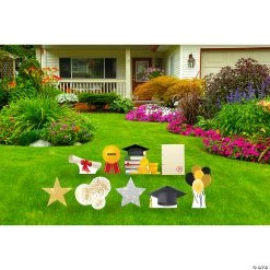 Graduation Icons Yard Sign Kit