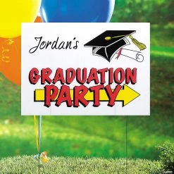 Graduation Party Yard Sign -Party Decorations Sales Shop graduation party yard sign38 536 a01