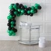 Solid Color & Black Latex Balloon Garland Kit - 291 Pc. -Party Decorations Sales Shop green and black latex balloon garland kit 291 pc 13983782