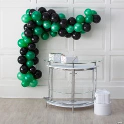Solid Color & Black Latex Balloon Garland Kit - 291 Pc.