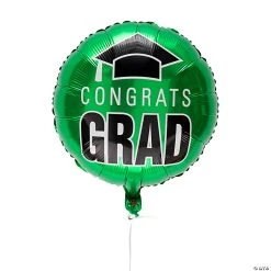 Congrats Grad 18" Mylar Balloons - 3 Pc.