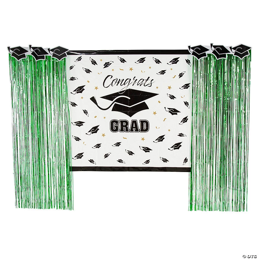 Grad Backdrop Party Decorating Kit - 5 Pc. 3 Grad Backdrop Party Decorating Kit - 5 Pc.