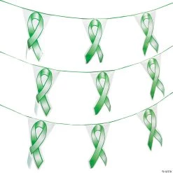 Awareness Ribbon Pennant Banner