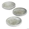 Grey Ceramic Centerpiece Trays - 3 Pc. -Party Decorations Sales Shop grey ceramic centerpiece trays 3 pc 13937532