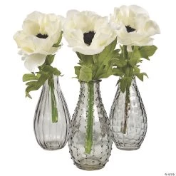Grey Vintage Glass Bud Vases - 3 Pc. 5 Grey Vintage Glass Bud Vases - 3 Pc. -Party Decorations Sales Shop grey vintage glass bud vases 3 pc 13937558 a01