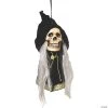 Grim Deluxe Hanging Skull Halloween Decoration 2 Grim Deluxe Hanging Skull Halloween Decoration -Party Decorations Sales Shop grim deluxe hanging skull halloween decorationmr123010