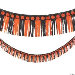 Halloween Fringe Garland Backdrop
