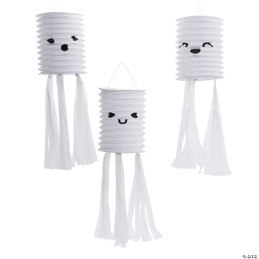 Halloween Ghost Hanging Decorations - 3 Pc. 3 Halloween Ghost Hanging Decorations - 3 Pc.