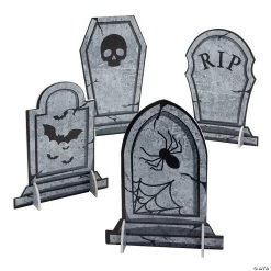 Halloween Headstone Centerpieces - 4 Pc.