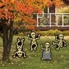 Halloween Skeleton Yard Signs - 4 Pc. 1 Halloween Skeleton Yard Signs - 4 Pc. -Party Decorations Sales Shop halloween skeleton yard signs 4 pc 13981384