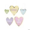 Hanging Valentine Conversation Heart Cutouts - 5 Pc. -Party Decorations Sales Shop hanging valentine conversation heart cutouts 5 pc 13939213