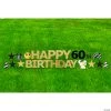 Happy 60th Birthday Yard Sign Kit -Party Decorations Sales Shop happy 60th birthday yard sign kit14090617