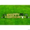 Happy 70th Birthday Yard Sign Kit -Party Decorations Sales Shop happy 70th birthday yard sign kit14090616