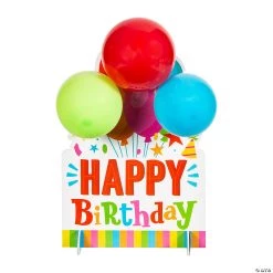 Happy Birthday Balloon Centerpiece Kit - Makes 1