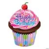 Happy Birthday Cupcake 35" Mylar Balloon -Party Decorations Sales Shop happy birthday cupcake 35 mylar balloon13993369