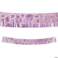 Happy Birthday Fringe Garland