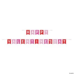 Happy Valentine’s Day Pennant Banner Set - 2 Pc.