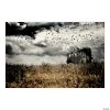 Haunted Farmhouse Backdrop - 3 Pc. -Party Decorations Sales Shop haunted farmhouse backdrop 3 pc 13703545