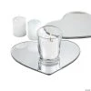 Heart-Shaped Table Mirrors - 12 Pc. -Party Decorations Sales Shop heart shaped table mirrors 12 pc 70 3930