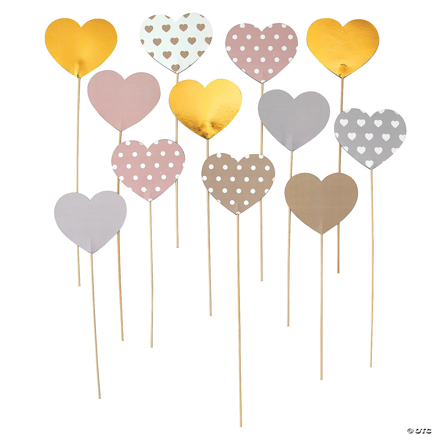 Heart Yard Stake Assortment - 12 Pc. 4 Heart Yard Stake Assortment - 12 Pc. - Image 2
