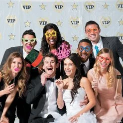 Hollywood VIP Backdrop Banner - 3 Pc. -Party Decorations Sales Shop hollywood vip backdrop banner 3 pc 13751709 a02