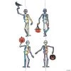 Holographic Skeleton Hanging Halloween Decorations - 10 Pc. -Party Decorations Sales Shop holographic skeleton hanging halloween decorations 10 pc 13901871