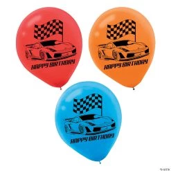 Hot Wheels® 12" Latex Balloons - 6 Pc.