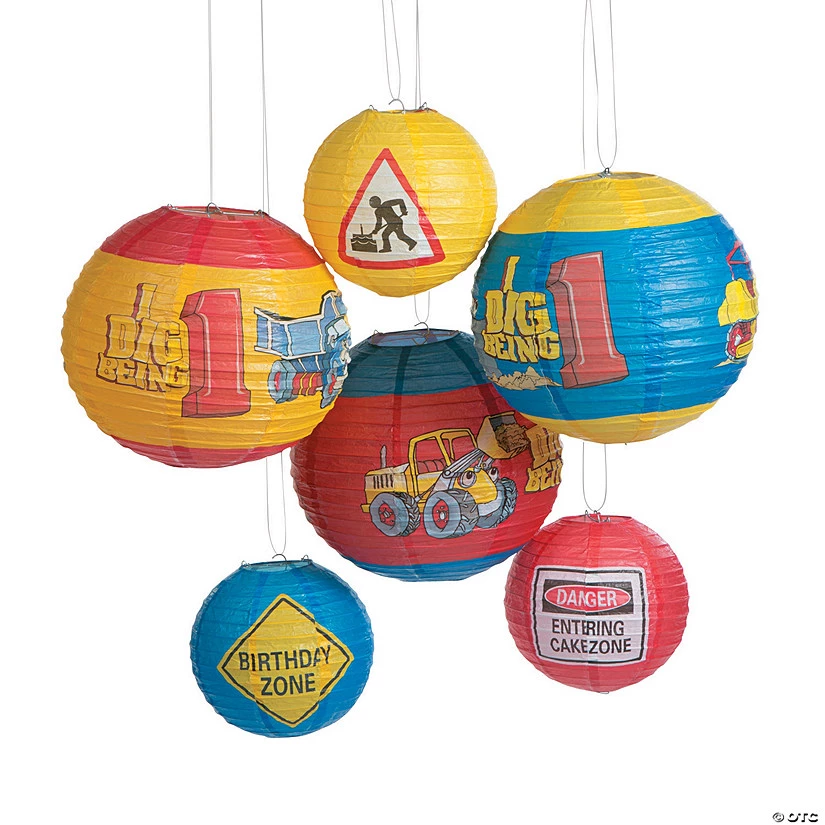 I Dig Being 1 Hanging Paper Lanterns - 6 Pc. 3 I Dig Being 1 Hanging Paper Lanterns - 6 Pc.