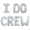 I Do Crew Balloon Kit – 7 Pc. -Party Decorations Sales Shop i do crew balloon kit 7 pc 14110228