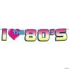 I Love The 80S Streamer 2 I Love The 80S Streamer -Party Decorations Sales Shop i love the 80s streamerbg53410