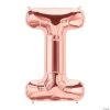 I Rose Gold Letter 34" Mylar Balloon -Party Decorations Sales Shop i rose gold letter 34 mylar balloon13908544