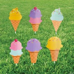 Ice Cream Yard Signs – 6 Pc.
