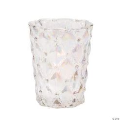 Iridescent Decorative Votive Candle Holders - 6 Pc.