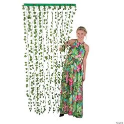Ivy Greenery Door Polyester Curtain