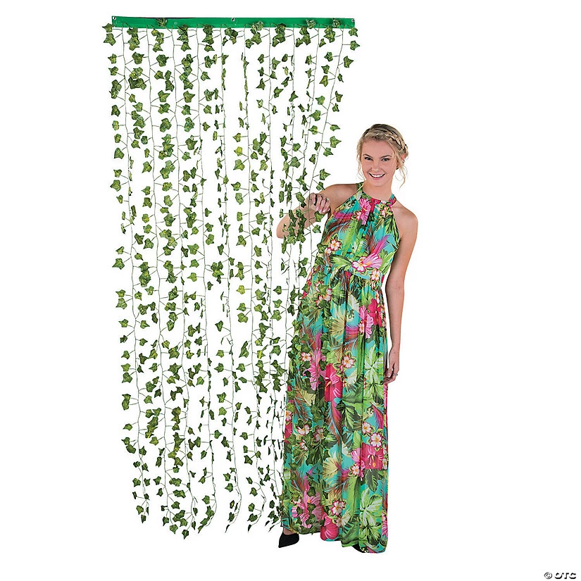 Ivy Greenery Door Polyester Curtain 3 Ivy Greenery Door Polyester Curtain