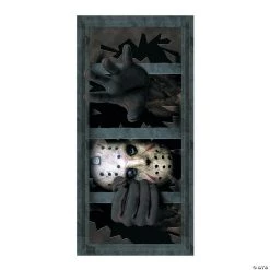 Jason Wall Window Decal Halloween Decoration