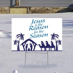 Jesus is the Reason for the Season Yard Sign