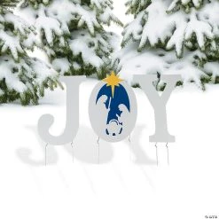 Joy Nativity Yard Stakes - 3 Pc.