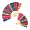 Jumbo Cinco de Mayo Bamboo Paper Hanging Fans - 2 Pc.