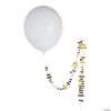 Jumbo White 36â Latex Balloon with Metallic Tassel 1 Jumbo White 36â Latex Balloon with Metallic Tassel -Party Decorations Sales Shop jumbo white 36 latex balloon with metallic tassel13759669