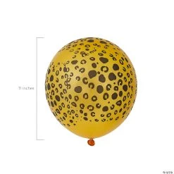 Jungle Animal Print 11" Latex Balloons - 50 Pc. -Party Decorations Sales Shop jungle animal print 11 latex balloons 50 pc 17 1108 a01